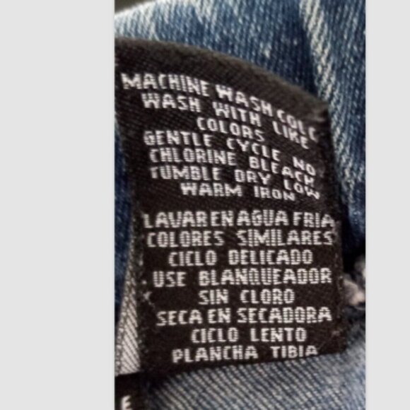 Biker Jogger Jeans Adult Sz 6 Ruching Zipper Detail Pull-On Elastic Hem Grunge - Picture 8 of 9